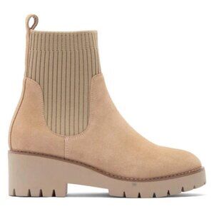 Blondo Dexter Tan Suede Waterproof Ankle Booties Size 10